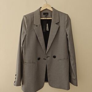 NWT Lucy Paris Black and White Houndstooth Perfect Office Blazer Size Xs-s